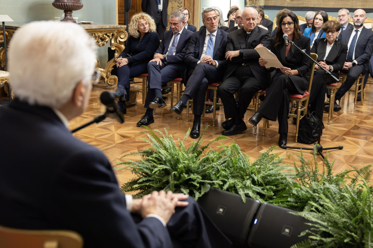 I professionisti delle cure palliative ricevuti al Quirinale dal Presidente Sergio Mattarella